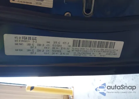 2016 Jeep Compass High Altitude Edition из США, поврежденный, VIN 1C4NJDEB6GD550309